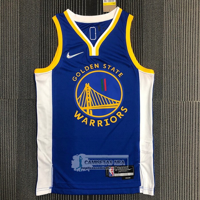 Camiseta Golden State Warriors Klay Thompson NO 11 Icon Royal Special Mexico Edition Azul